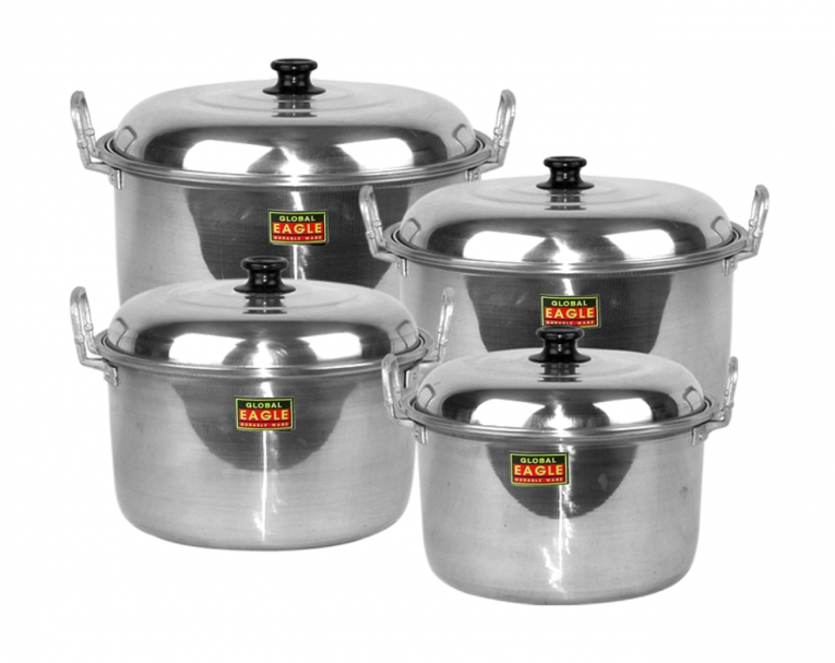 COOKING POT SHINNING SET 24-30 CM