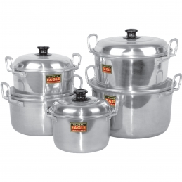 COOKING POT SHINNING SET 16-24 CM